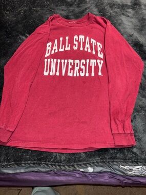 Ball State University Red Long Sleeve Tee